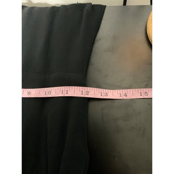 REFORMATION Jumpsuit Long Sleeve VNeck Zip Back Closure in Black size 0 - Picture 11 of 13